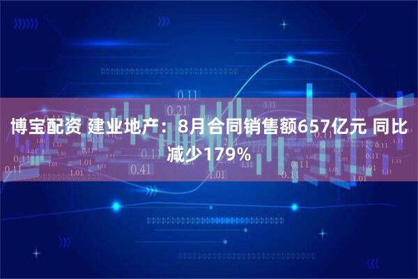 博宝配资 建业地产：8月合同销售额657亿元 同比减少179%