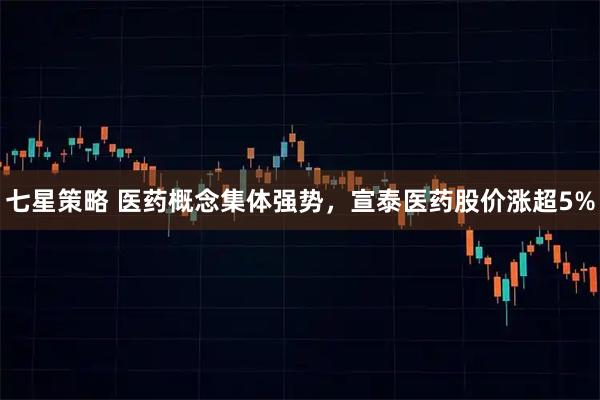 七星策略 医药概念集体强势，宣泰医药股价涨超5%